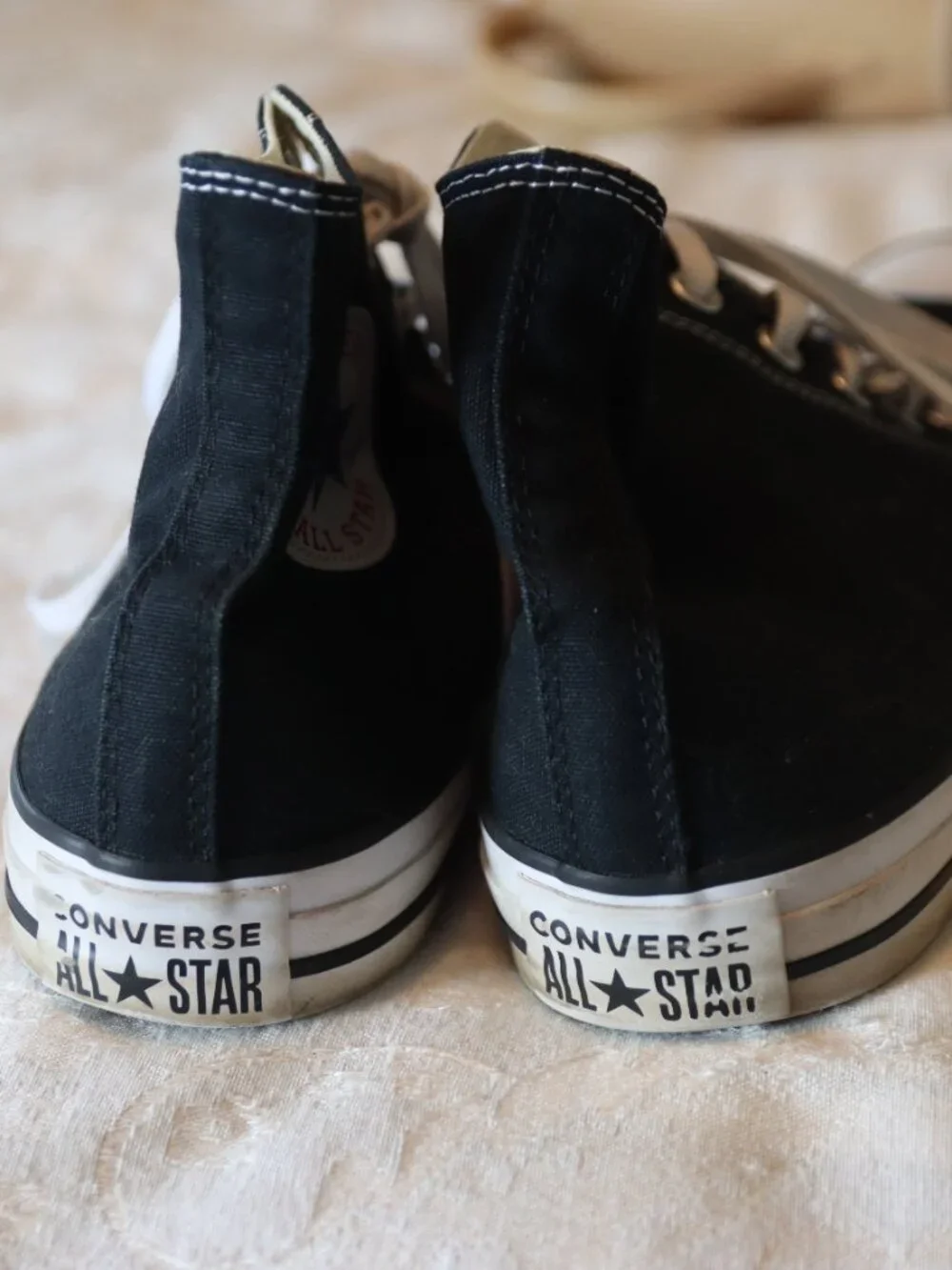 CONVERSE Chuck Taylor All Star Black High Top Canvas Shoes Men's 11 Women's 13